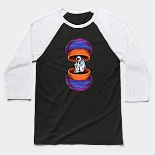 Astronaut and planets Baseball T-Shirt